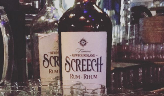 Rum for the Newfoundland Screech-in ceremony