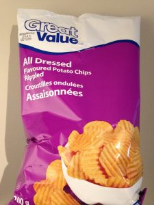 Great Value All Dressed chips