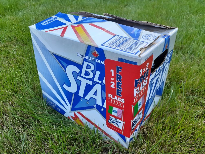 Blue Star Beer Flags Box